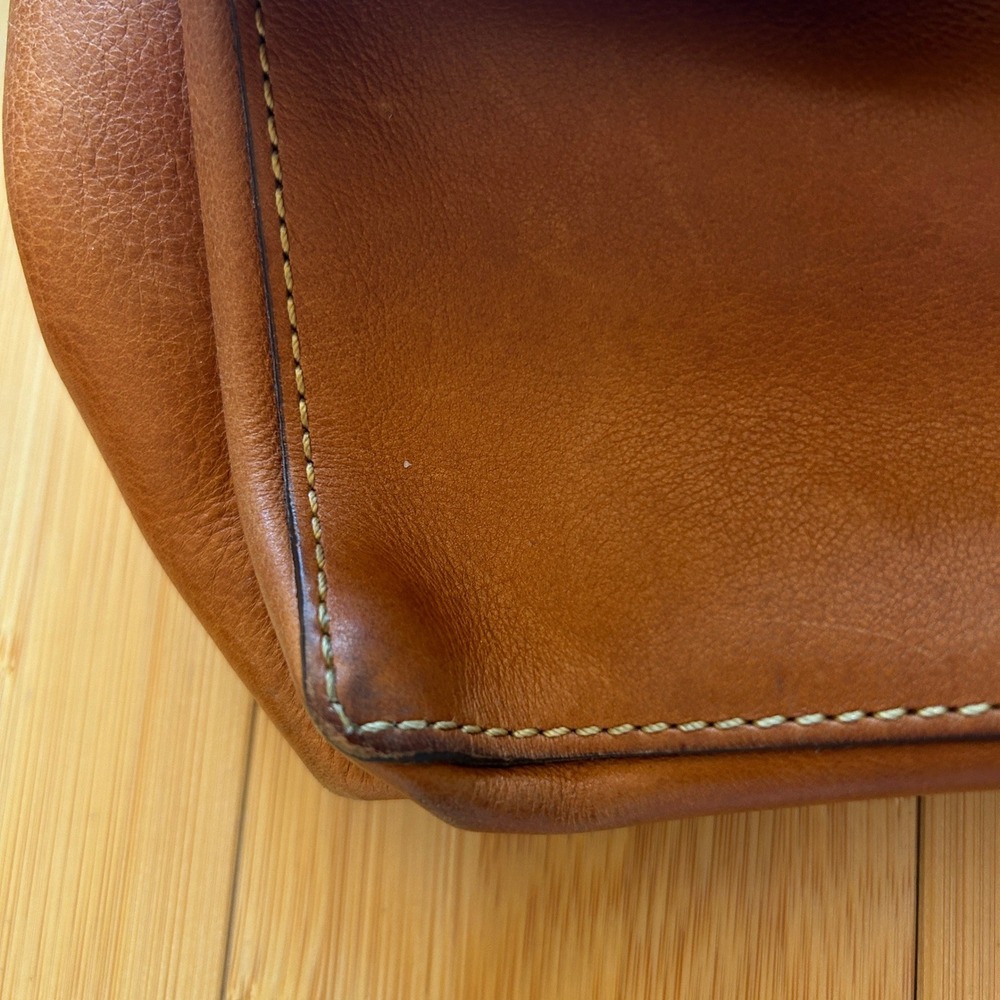 Dooney & Bourke Florentine Clayton Satchel Chestnut Leather Crossbody Handbag - Picture 16 of 16